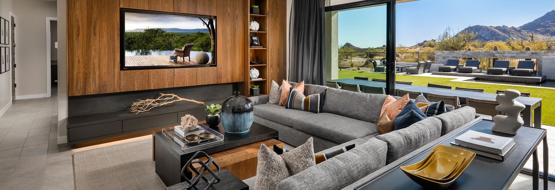Living area in Prelude at Storyrock plan 7524